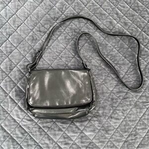 Margot Crossbody Bag Purse Leather Black Anthropologie Small